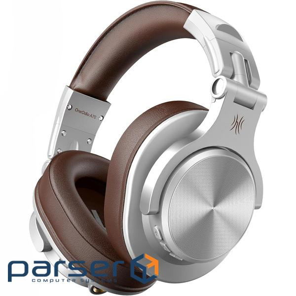 Гарнітура OneOdio Fusion A70, Bluetooth+3,5мм/6,35мм, Silver Brown (A70 Silver Brown)