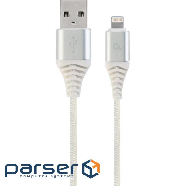 Дата кабель USB 2.0 AM to Lightning 1.0m Cablexpert (CC-USB2B-AMLM-1M-BW2)