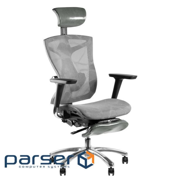 Крісло ігрове Barsky Game Mesh Grey (GM-02)