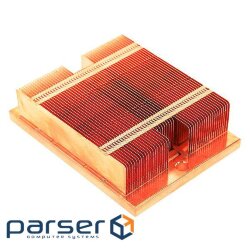 Improved copper radiator (ribs across mounts) in 1U motherboard enclosures (CPU-HS-K8R-MAPE)