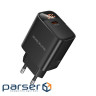 Зарядний пристрій BOROFONE BA97A Ilustre USB-C PD30W digital display Black (6941991120480)