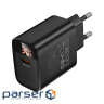 Зарядний пристрій BOROFONE BA97A Ilustre USB-C PD30W digital display Black (6941991120480)