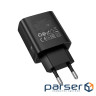 Зарядний пристрій BOROFONE BA97A Ilustre USB-C PD30W digital display Black (6941991120480)