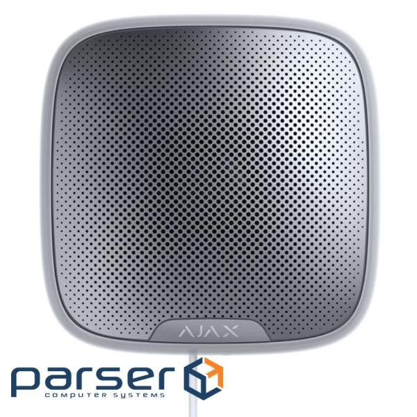 Дротова зовнішня сирена Ajax StreetSiren Fibra white Ajax StreetSiren Fibra white