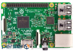 Одноплатний комп"ютер Raspberry Pi3 Model B V1.2 (SC0022)