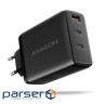 Зарядний пристрій AXAGON 1xUSB + 2xUSB-C 100W QC4+ PD3.0 PPS black (ACU-DPQ100)