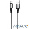 Кабель Proove WireX USB to Type-C 3A (1m) black (CCWX15001201)