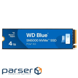 Накопичувач SSD WD Blue SN5000 4TB M.2 NVMe (WDS400T4B0E)