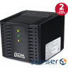 Powercom stabilizer TCA-1200, 600Watt / 1200 VA, relay, 1xShuko (Surge Protection) (TCA-1200 black)
