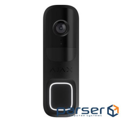 Відеодзвінок Ajax Doorbell, універсальне встановлення, 4 мп, 155 вертикальний 90 горизон (000053535)