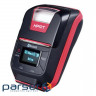 Принтер чеків HPRT HM-E200 мобільний, Bluetooth, USB, червоний+чорний (14657)