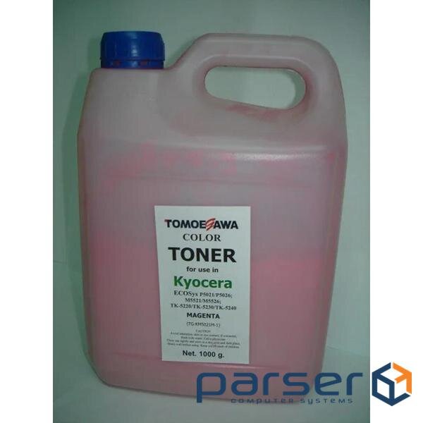 Тонер KYOCERA TK-5220/TK-5230/TK-5240, 1кг Magenta Tomoegawa (TG-KM5021M-1)