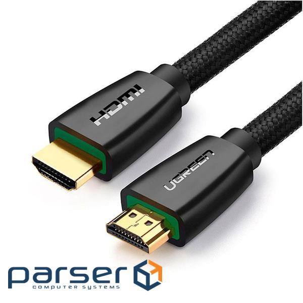 Кабель UGREEN HD118 Braided 4K HDMI v2.0 5м Black (40412)