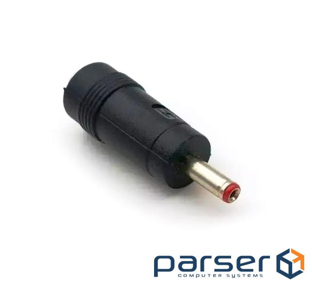 Перехідник DC 5.5x2.1mm (мама) - 3.5х1.35mm (папа) Red Voltronic (225 (YT-A-5.5x2.1F / 3,5х1,35M-R)