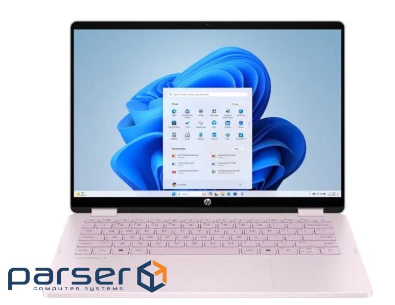 ноутбук 14_2KTI/C5-120U/16/512/Intel HD/DOS/BL/Pow der Pink HP HP OmniBook 5 Flip 14-fp004 (D8ZB8EA)