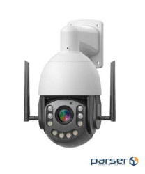 4MP Wi-Fi Поворотна вулична камера SD/мапа AI GW IPC60D4MP60 5.35-96.3mm (36X) POE (YT13128)