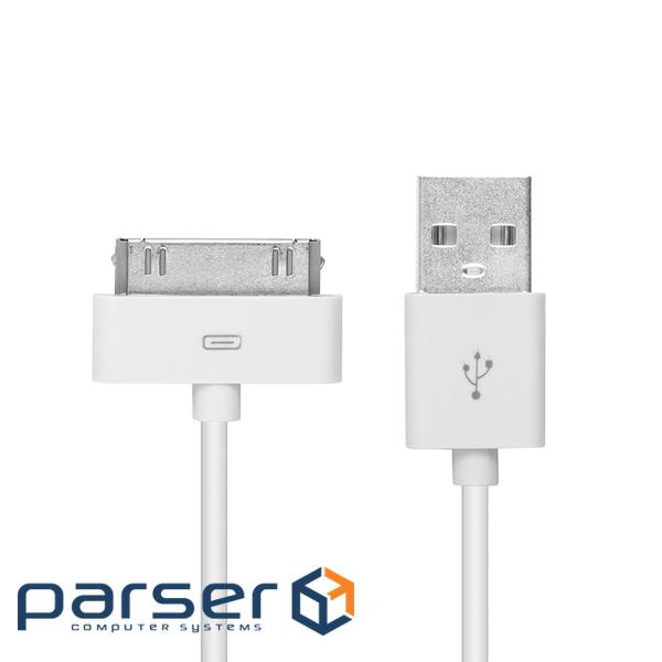 Дата кабель USB 2.0 AM to Apple 30pin 1.0m PowerPlant (DV00DV4032)