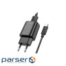 Зарядний пристрій HOCO C134A USB + cable USB to USB-C 2.4A black (6942007621359)