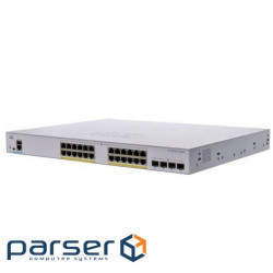 Комутатор Cisco CBS350-24P-4G (CBS350-24P-4G-EU)