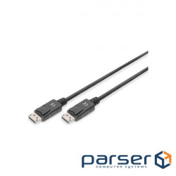 Cable ASSMANN DisplayPort (AM/AM) 15m, black (AK-340100-150-S)