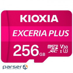 Карта пам'яті Kioxia microSD-Card Exceria Plus 256GB (LMPL1M256GG2)