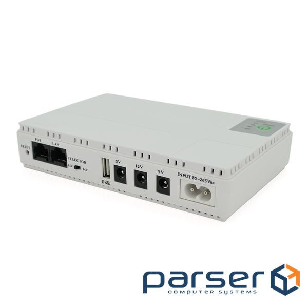 ДБЖ UPS-18W DC1018P для роутерів / комутаторів / PON / POE-430, 5 / / 9 / 12V, 1A, 104 (DC1018P / W) / PON / POE-430, 5