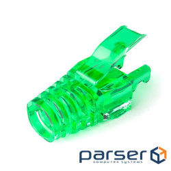 Ковпачок ізолюючий PiPo RJ-45 Cat.5 / Cat.6 (100 шт / уп.), Transparent-gree (CPRJ45P-TR-G-CAT5 / 6) .), Transparent-gree (CPRJ45P-TR-G-CAT5 / 6)