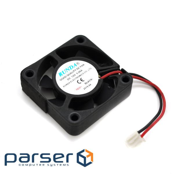 Кулер корпусний Merlion RUNDA 4010 40x40x10mm, 2pin, 12V / 0.05A (CC-4010 40x40x10 / 2)