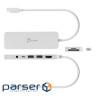 Багатопортовий мультиадаптер J5create JCD373EW-N, USB Type-C 6-в-1