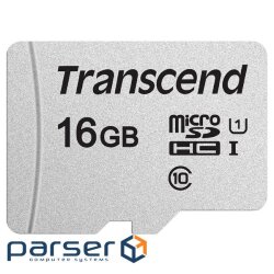 Карта памяти TRANSCEND microSDHC 300S 16GB UHS-I Class 10 (TS16GUSD300S)