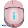 CANYON mouse OnClick 24 BT/ Wireless Transparent/Pink (CNS-CMSW24P)