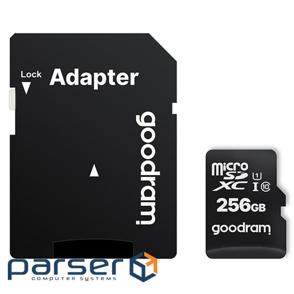 Карта пам'яті GOODRAM microSDXC M1AA 256GB UHS-I Class 10 + SD-adapter (M1AA-2560R12)
