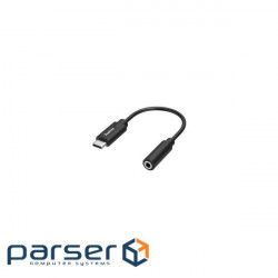 Адаптер Hama USB-C / Stereo Jack 3.5мм Black (00200318)