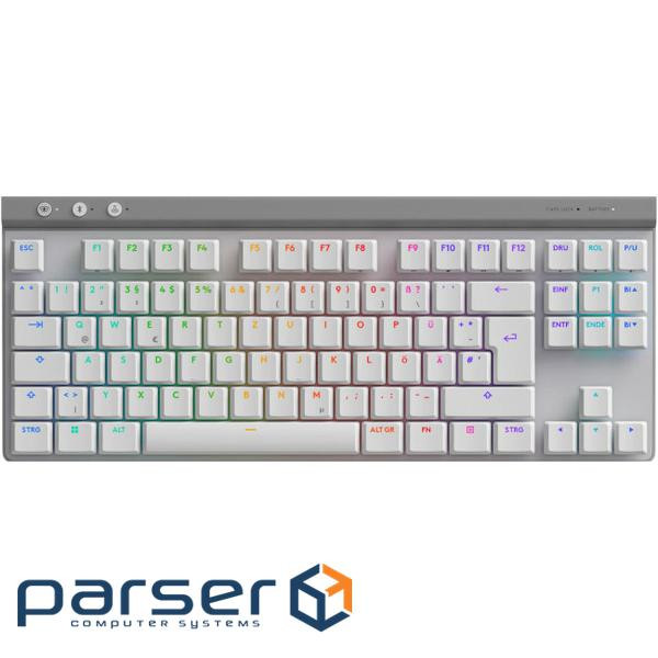 Клавіатура бездротова LOGITECH G515 Lightspeed TKL Wireless Gaming Keyboard White (920-012539)