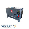 Генератор Metier AD10000CRA дизель, 1/3ф, 3ф-8,0kW, 1ф-7,2kW бак-25л, ел.старт