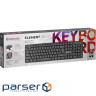 Keyboard Defender Element HB-520 USB UKR Black (45529)