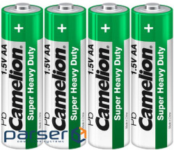 Батарейка Camelion R6 / 4 Shrink Green 4 шт (C-10000406) (4260033156303)