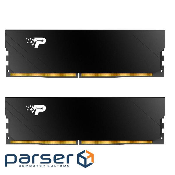 Модуль пам'яті PATRIOT Signature Line Premium DDR5 4800MHz 32GB Kit 2x16GB Black (PSP532G4800KH1)