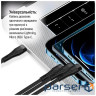 Кабель ColorWay Lightning + micro USB + USB Type-C (M/M), 3.0 А, 1.2 м , Black (CW-CBPDU3060-BK)