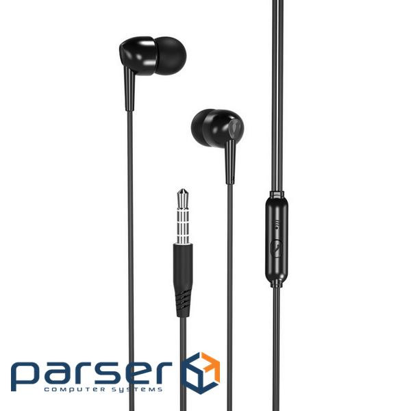 Гарнитура XO EP37 In-ear Earphone Black (6920680877881)