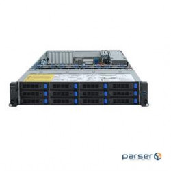Gigabyte Server R272-Z30 2U 12Bay AMD EPYC7002 SP3 12x3.5"/2x2.5" SATA/SAS hot-swappable Retail