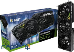 Відеокарта PALIT GeForce RTX 5070 Ti GamingPro-S (NE7507T019T2-GB2031U)