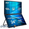Монiтор TFT ACER 23.8" Dual Portable PD243YEbmiuux (UM.QP3EE.E01) IPS 2xFHD 100Hz HDMI 2*USB-C MM Bl