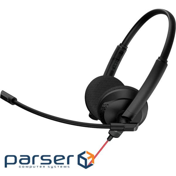 Навушники Canyon HS-07 PC Mic 3.5/USB 2.8 м Black (CNS-HS07B)