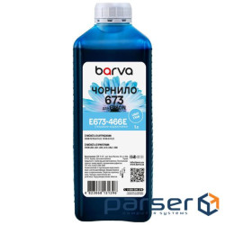 Чорнило Barva Epson 673 1 л, special, light cyan (E673-466e)