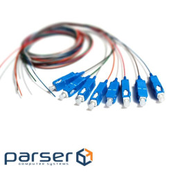 Набір кольорових пігтейлів SC/UPC 1.5 m, SM, Easy strip, для 8 вол. (Bl,Or,Gn (PG-1.5SC(SM)(ON)E-K8) . (Bl,Or,Gn (PG-1.5SC(SM)(ON)E-K8)