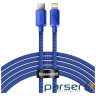 Кабель Baseus Crystal Shine Series Fast Charging Data Cable Type-C to iP 20W 2m Blue (CAJY000303)