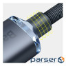 Кабель Baseus Crystal Shine Series Fast Charging Data Cable Type-C to iP 20W 2m Blue (CAJY000303)