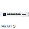 Ubiquiti USW-Pro-8-PoE-EU An 8-port, Layer 3 switch with PoE+ and PoE++ output.