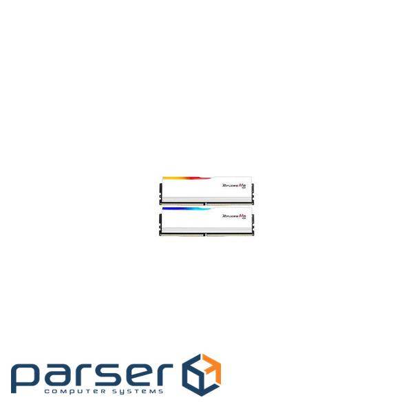 Модуль пам'яті G.SKILL Ripjaws M5 RGB Matte White DDR5 6400MHz 32GB Kit 2 (F5-6400J3648F16GX2-RM5RW)